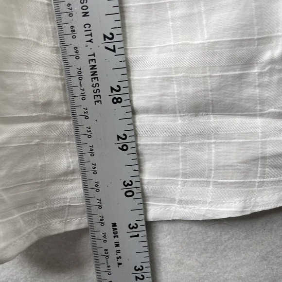 NEW - Torrid 4 Womens Plus Size 4X‎ White Empire Waist Lined Tank Top - Picture 4 of 16